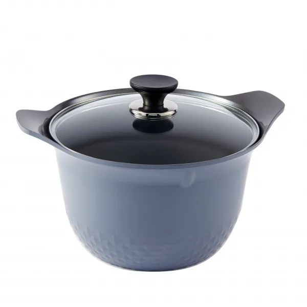 퀸센스 세라믹 통주물 양수 냄비 Bl 26cm 블루