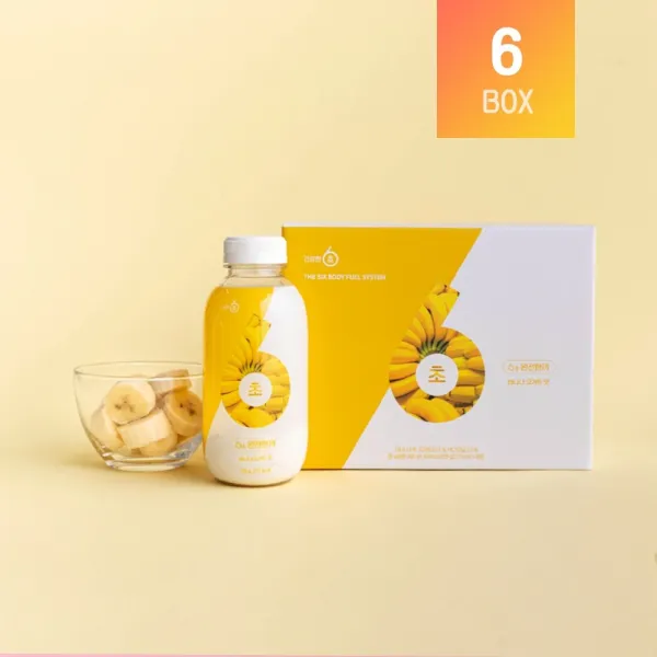  6초완전한끼 달콤한 하루한끼 아침식사대용 간편식 6초 완전한끼 바나나요거트 6개입 6박스 2340g
