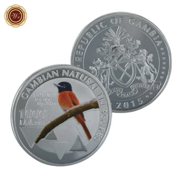 강아지 곰 호주 캥거루 코랄라 실버 도금 동전 동물 과제 동전 기념 코끼리 2 세 동전 복제 선물 30 30