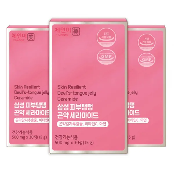 삼성에프앤비 삼성피부탱탱 곤약세라마이드 500mg 6개월분 180정 피부보습 피부영양제 히알루론산, 6개, 30정