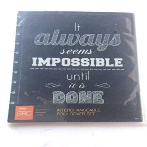 Staples Arc System Poly Covers Assorted Quotes 9-3/8 Inch x 11-1/4 Inch 스테이플 아크 시스템 폴리 커버 모듬 따옴표, 1