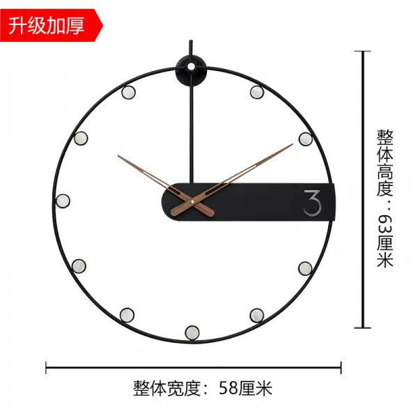 현대 독창적 개성 요리당 거실 몸 심플 노르딕 손스침 스타일리쉬, 20 인치 이상 그때그때 나무바늘 （두꺼운 업그레이드