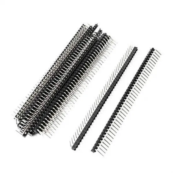 uxcell 13 PC PBC 40Pin 2.54mm 단 하나 줄 정각 우두머리 연결 관 지구 ux, 상세내용참조