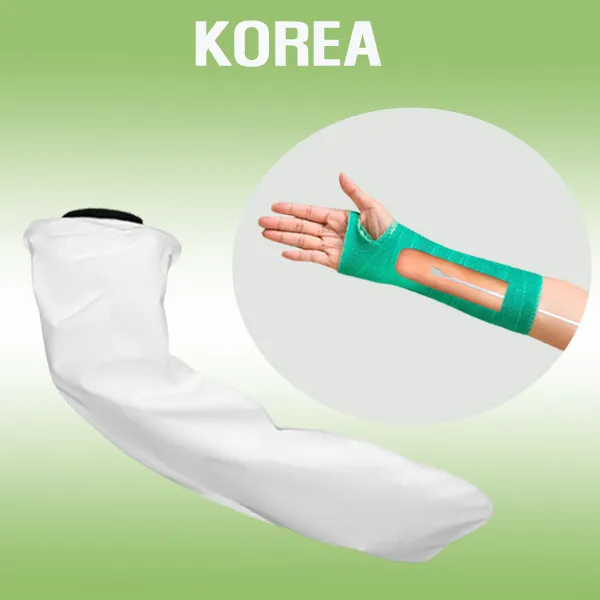 헬스데이 기브스방수커버 팔깁스 방수팩 깁스샤워 깁스목욕, 1개, 깁스방수커버 팔A50 + 깁스긁개