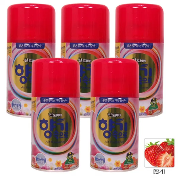 산도깨비 향기속으로 리필용 15종 290ml*5개 방향제