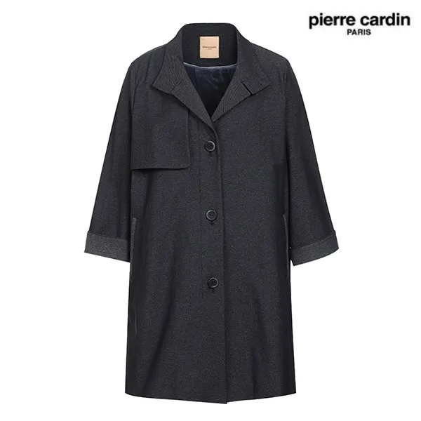 피에르가르뎅 벨티드 트렌치 코트