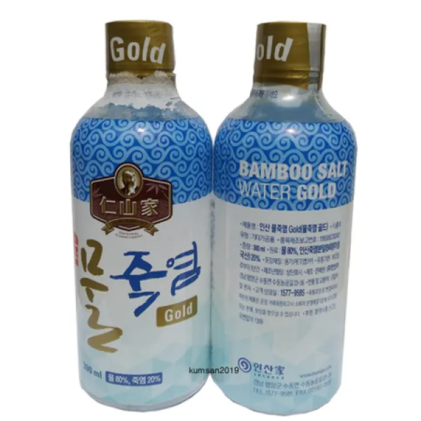 [멸치쇼핑]인산가 물죽염골드 300ml X 2병/9회죽염/경남 함양/무료배송, 상세페이지 참조
