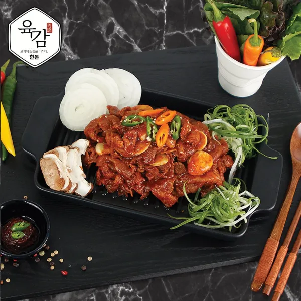 육감 매콤간장 대패삼겹살 400g x 3팩, 단품