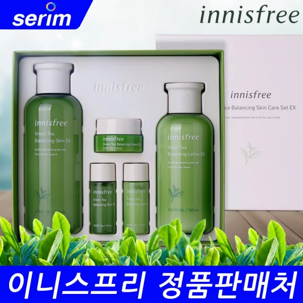 이니스프리 그린티 밸런싱 스킨케어 2종세트, 단일상품