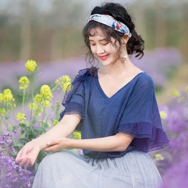 빅사이즈티셔츠 불꽃 놀이 뜨거운 여름 드레스 여성