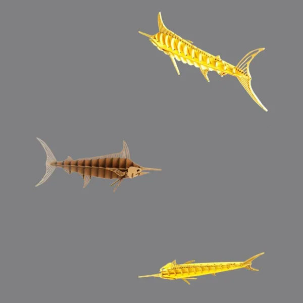 Rev 조립퍼즐 황새치/ 장난감퍼즐 집들이선물 수집품 3d/입체퍼즐 크래프트