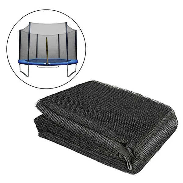Fwt 10ft Trampoline 안전망 Pe 둥근 되튐 침대 8 극 울안 메시 감시