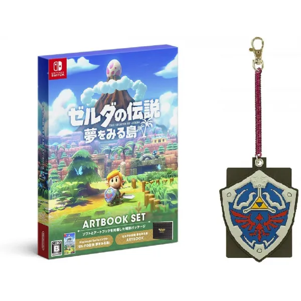1.예상수령일 2-6일 이내 닌텐도 젤다의 전설 꿈을 보는 섬 ARTBOOK SET -Switch + 젤다 고무 패스 케이스, 상세 설명 참조0