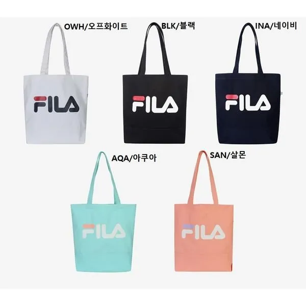 [갤러리아] 휠라(FILA)FILA(남 여공용) *NEW* FILA 리니어로고 에코백 - FS3BCC5301X, BLK블랙