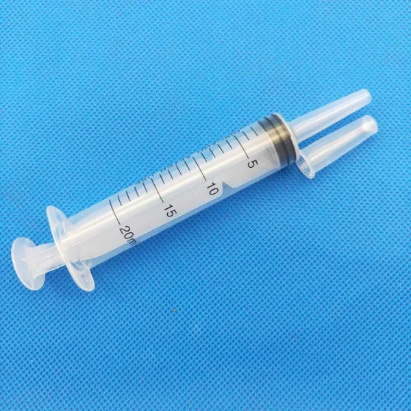 비닐 플라스틱 주사기 20ML 주사함 대구 긴 거친 관장기 추가 잉크 접착제를 붙이다, 8즈 20ml 주어요