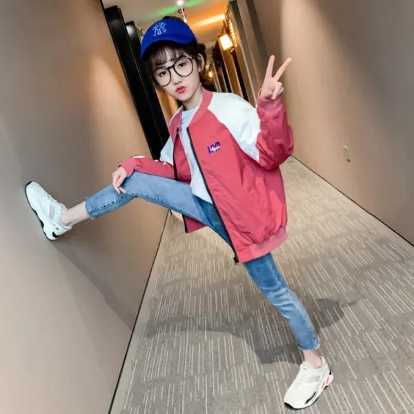보릿자루 아가일 패션 키즈 8801 자수 클립