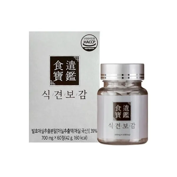 식견보감 700mg x 60정 매실추출액 소화 붓기