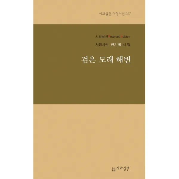 검은 모래 해변:서정시선 한기옥 시집, 시와실천