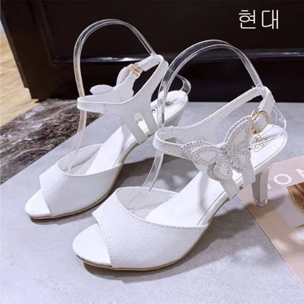 Xr 190614여성 여름 샌들 하이힐 가보시힐 스틸레토샌들 A05