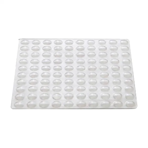 차차미 100P 소음방지 실리콘 패드 투명 충돌방지 문쾅방지 미끄럼방지 다용도 스티커, 100개, 화이트