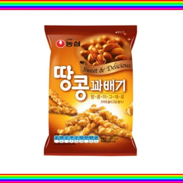 Gc쇼핑hx1037g8801043036214 농심 땅콩꽈배기 84g X 8개bnj986m 단일 수량