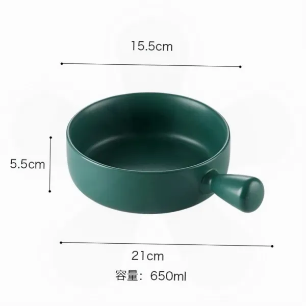 큐트 하나 식사 이쁜 인싸템 줄기 밥 전용 있음 그릇을 깨뜨리다 국공기 칸, G63 -손잡이다 솔리드 무지 다크그