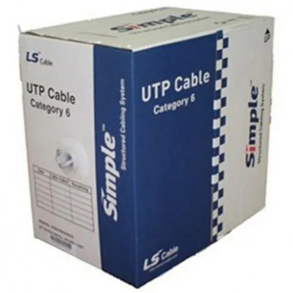 PHZ413607그레이 300m LS전선 UTP Cat.6 케이블, 단일색상