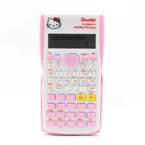 공학용계산기 계산기 금융 함수 학생용 대학생 시험 전용 국다용도 삼각 스몰사이즈 T01 C82 Kt 350핑크 건전지타입 