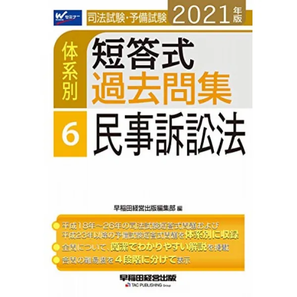 사법 시험 · 예비 시험 체계 별 단답식 기출 문제 해설 (6) 민사 소송법 2021 년 (W (WASEDA) 세미나), 단일옵션