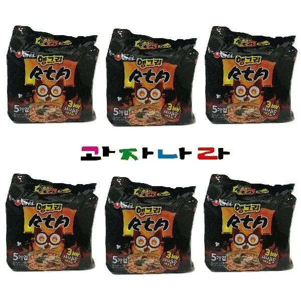 너구리 앵그리RtA 121g, 30개