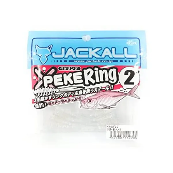 JACKALL자칼 웜 소용없음벌점 링 2인치, 본문참고, 색 = 클리어《호로후레쿠》