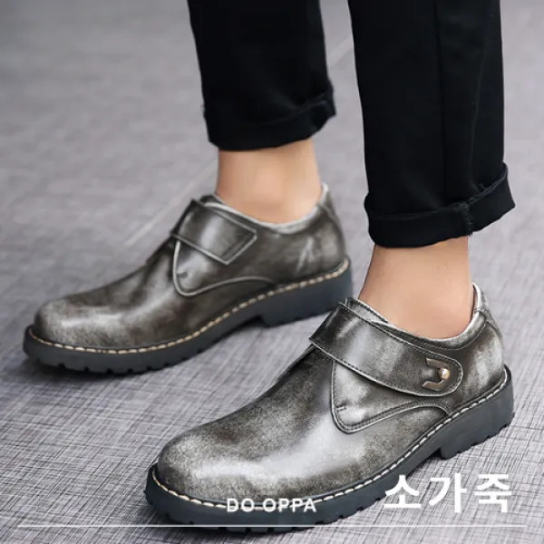 도오빠 소가죽 남성 로퍼 남자 구두 정장구두 원커 마틴스타일 스타일리쉬 클래식