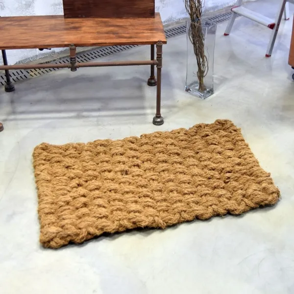 출입문간발판멍석매트러프마대화분받침대 육십센치미터