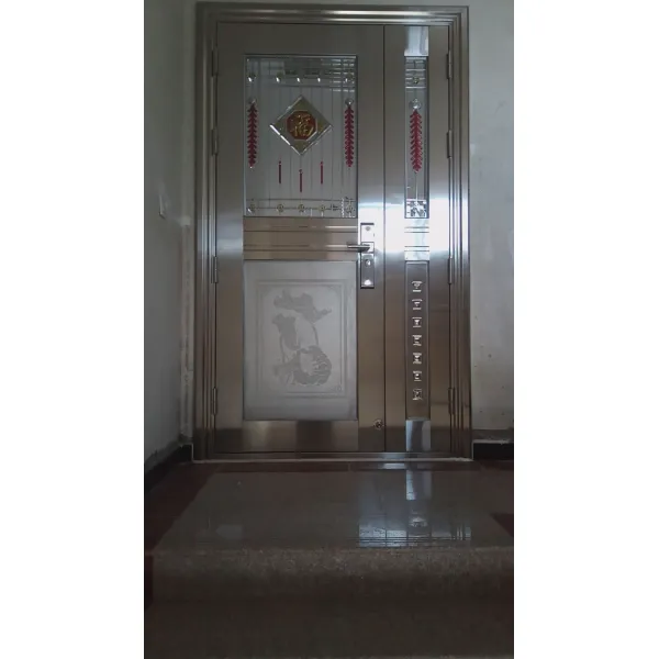 Dipylon 더블도어 304스테인리스방도문양문마을안전문백강문가용단문우자모문 폭죽의 복