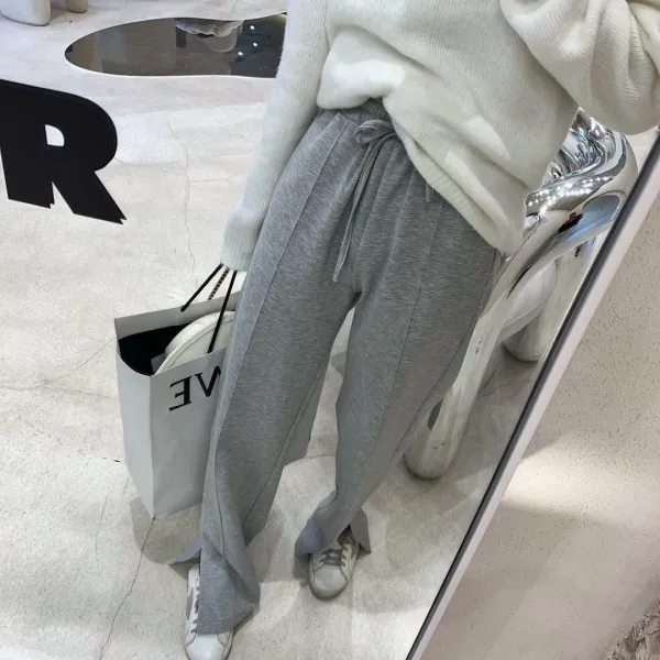눈짐작함 또 네 한 줄 신 다리가 사람 루즈핏 간지나는 긴바지