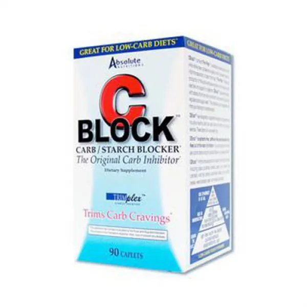 앱솔루트뉴트리션 C 블락 탄수화물 차단제 캐플렛 90개입 1개