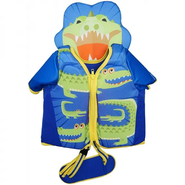 조정 가능한 안전 스트랩 부력 수영복 (Crocodile 2-4)와 Megartico 아이 수영 트레이너 조끼