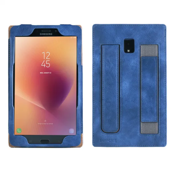 SNAPCASE 갤럭시탭A 8.0 2017 퀵백 후면가죽케이스 SM-T380 T385, 퀵백후면가죽케이스-블루워터