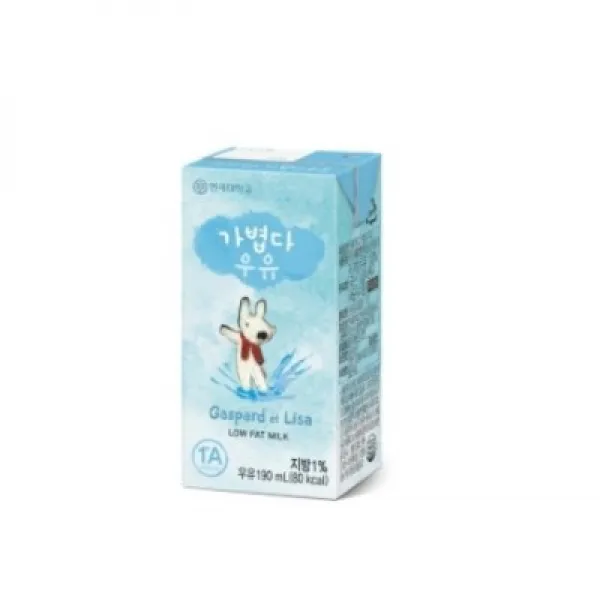 연세우유 가볍다 우유, 190ml, 72팩