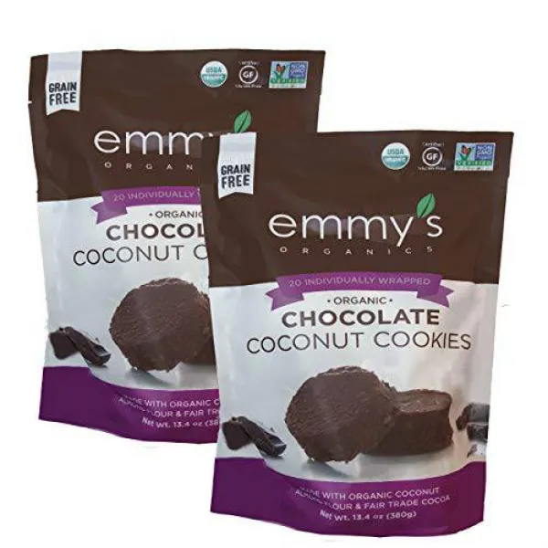 Emmys Organic Coconut Cookies. 20 INDIVIDUALLY WRAPPED Cookie/9511041, 상세내용참조