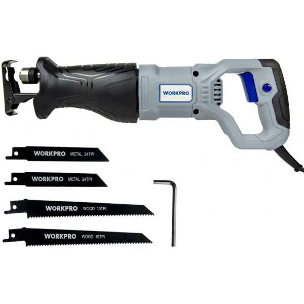 WORKPRO 세이버는 보편화 된 보Reciprosaw 2800RPM 710W 스트로크 길이 20mm 와 4 톱 블레이드 나무와 금