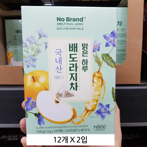 [오즈] 노브랜드 맑은하루 배도라지차 12개 X 2입