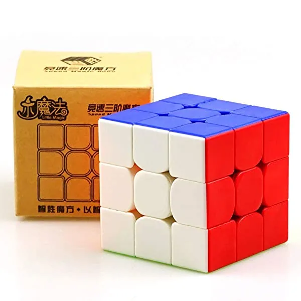 Yuxin Little Magic 3x3x3 Speed Cube Magic Cube Smoothly Fast Twist Puzzle Cube (Stickerless), 단일상품