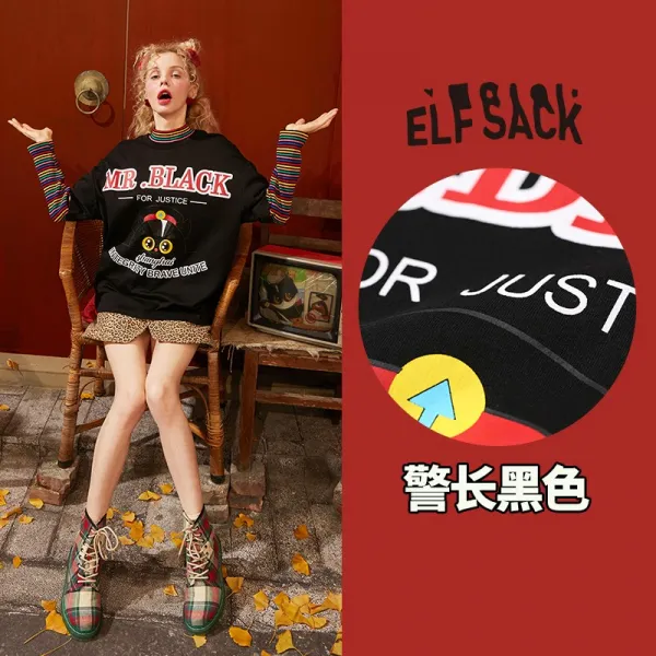 블랙 고양이 경장 요정 포켓 페이크 0봄계절 여성 상의 트렌드