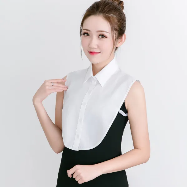 페이크카라 셔츠 칼라 순면 구김없음 오피스 남성셔츠 매치하기좋은 목티목카라 스웨터 가짜옷카라 비즈니스 절약