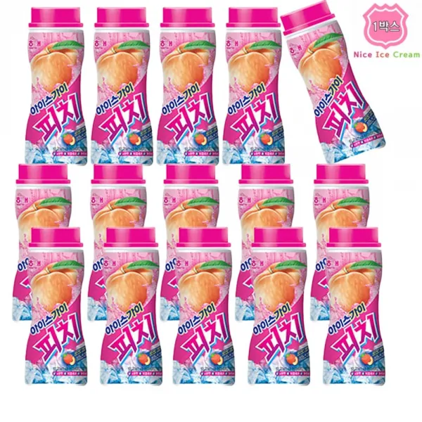 해태제과 아이스가이 피치 15개 (1박스) 아이스크림, 1박스, 200ml