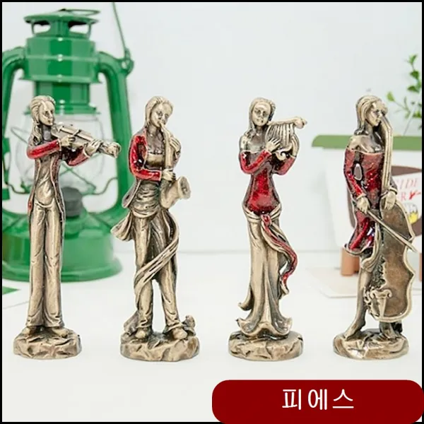 악기 4중주 장식소품 디자인소품 미니어쳐 미니어처 장식인형 Negc 신주