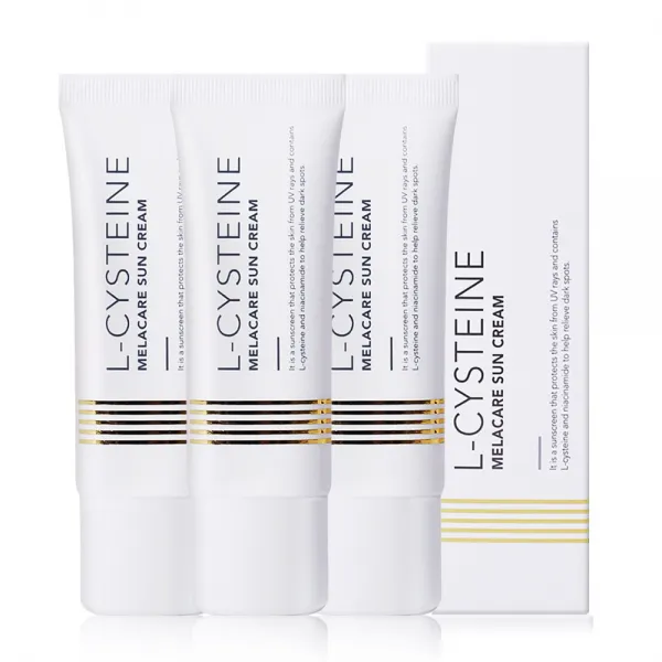 [기미선크림] 키오스킨 엘시스테인 멜라케어 선크림 SPF50+ PA++++ 겉기미 속기미 케어 50ml, 3개