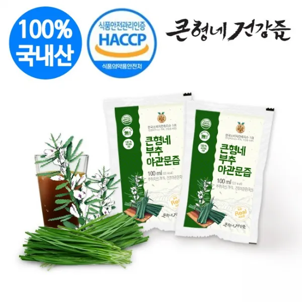 큰형네건강즙 내남편을 위한 부추야관문즙, 30팩, 100ml