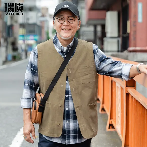 탱탱 베스트 중노년층 마른남자옷 나시 중년 할아버지 노인 가을옷 런닝